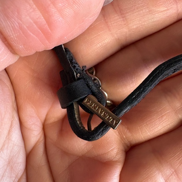 AllSaints BETTY SQUARE TOE LEATHER HEELED SANDALS ankle strap sz 6 NWOB - Picture 16 of 16